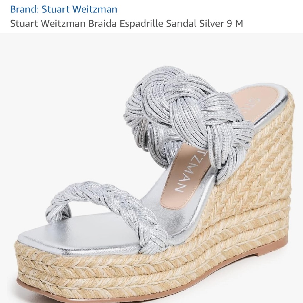 Like new Stuart Weitzman Braida espadrille sandals